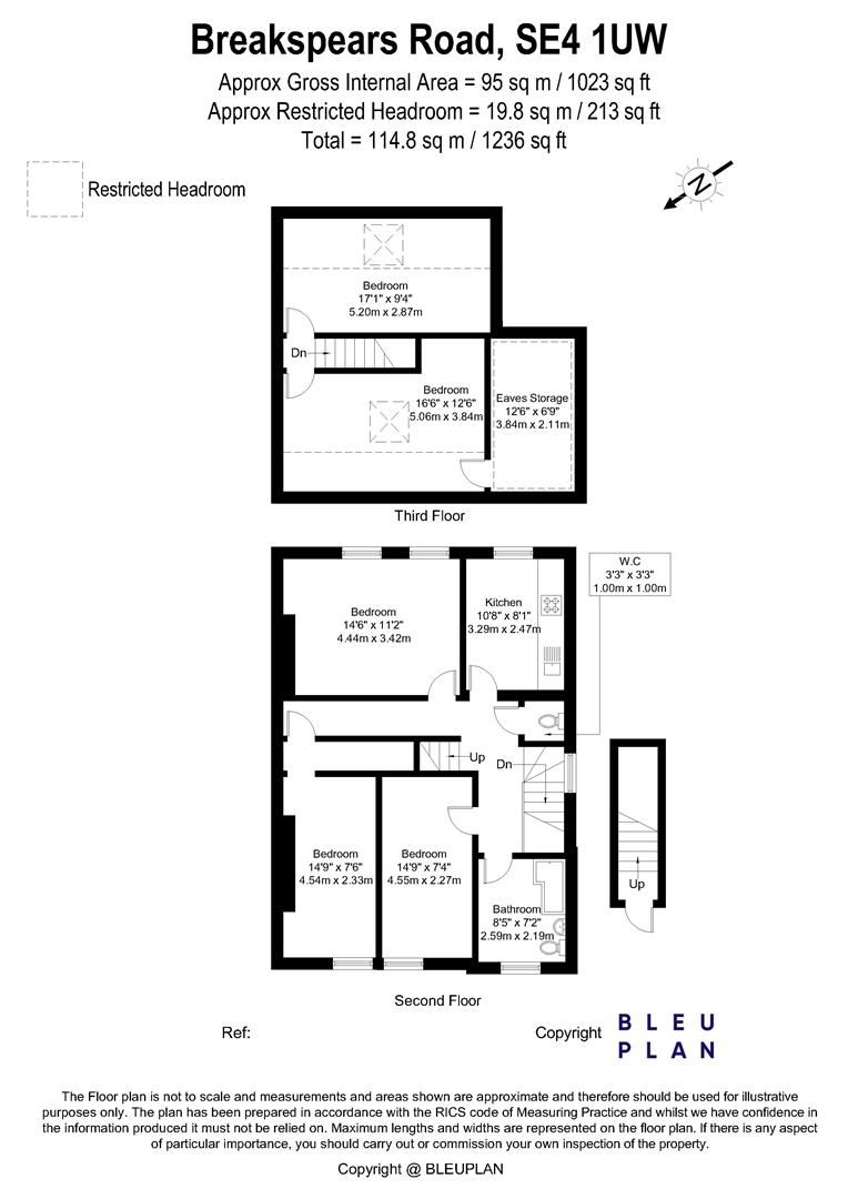 2, Breakspears Road, London floorplan