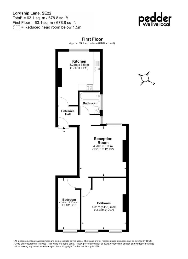 Lordship Lane, London floorplan