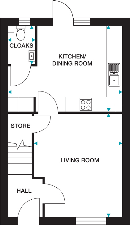 Plot 74, The Henbury RM,, Park View, Holt floorplan