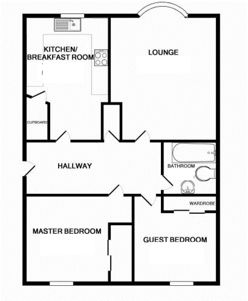 2 Bedrooms Flat for sale in Philips Wynd, Hamilton ML3