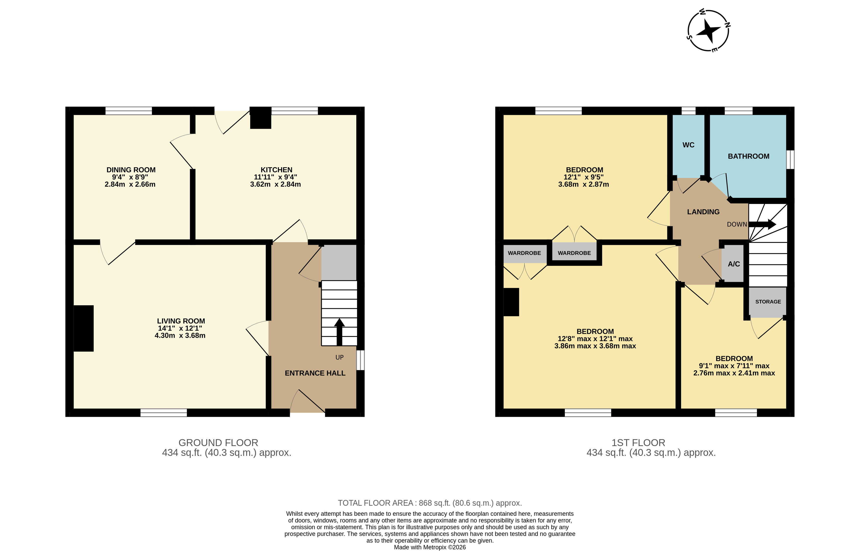 97, Raynham Way, West Raynham floorplan