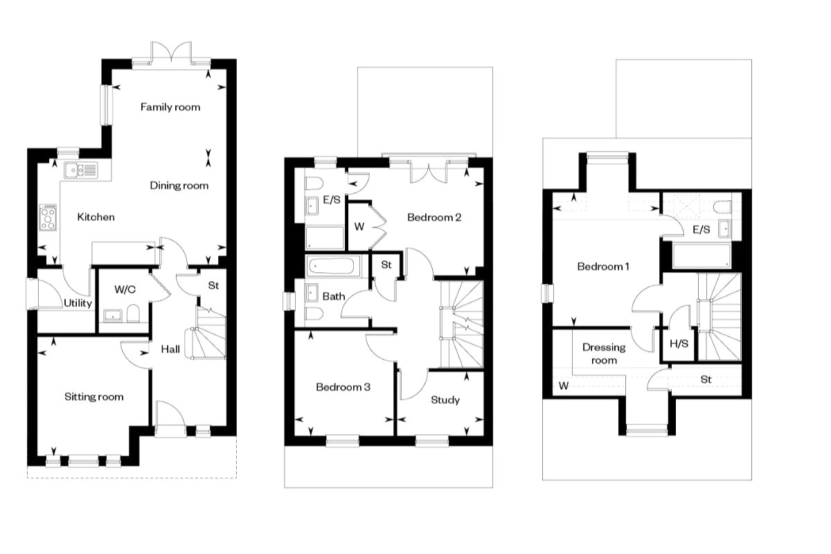 19, Beech Drive, Ascot floorplan