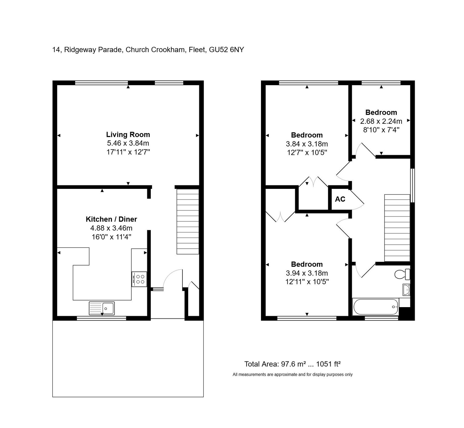 Ridgeway Parade, Fleet floorplan