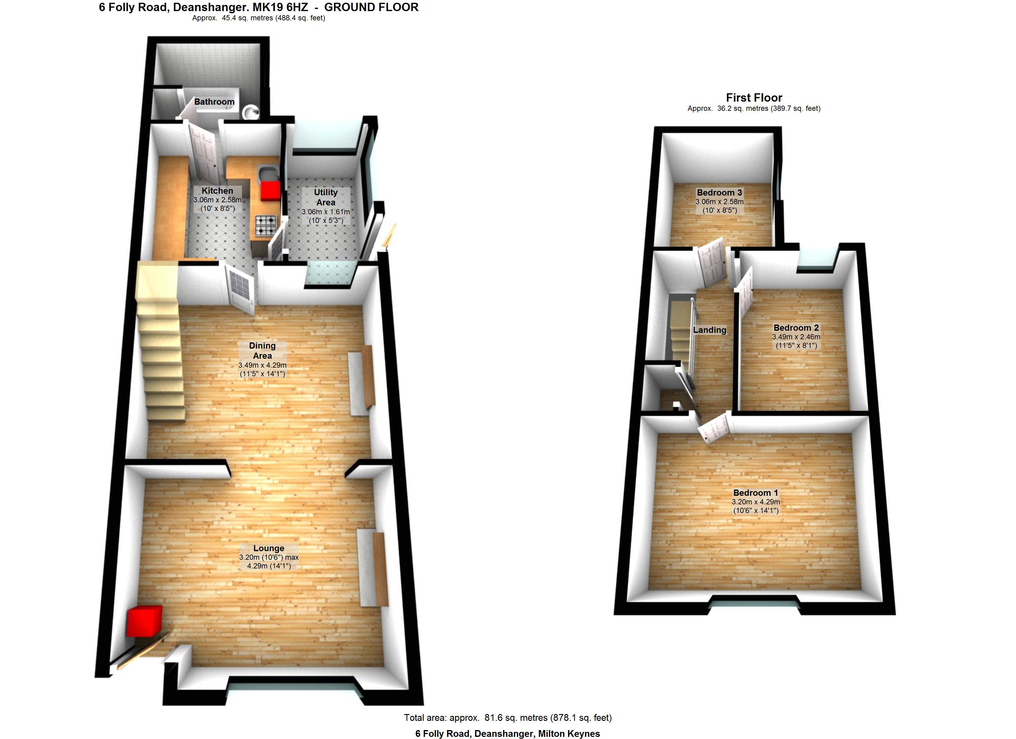 3 Bedrooms Semi-detached house to rent in Folly Road Deanshanger, Milton Keynes MK19