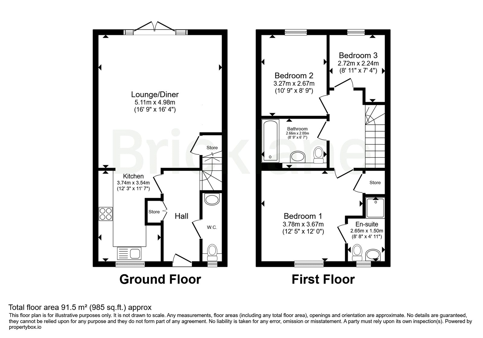 17, Albrighton Crescent, Tonbridge floorplan