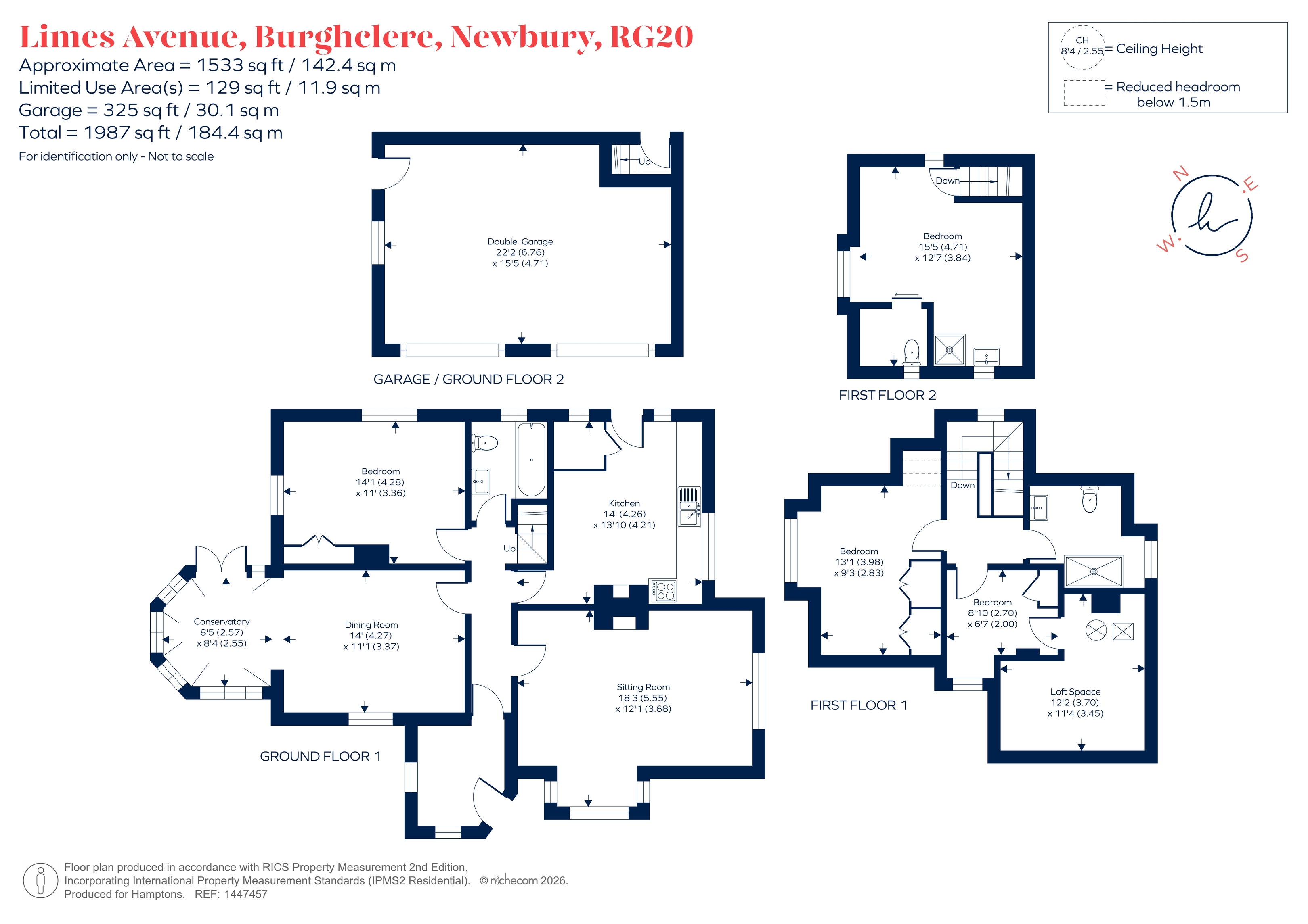 Stoatly Rough, Limes Avenue, Newbury floorplan