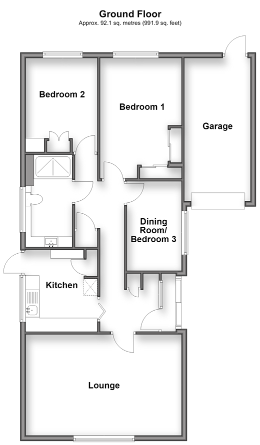 Cobtree Road Coxheath, Maidstone floorplan