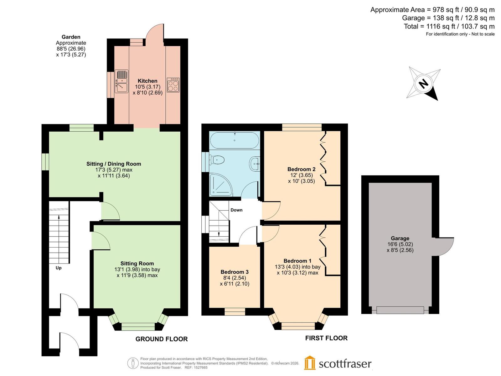 37, Home Close, Oxford floorplan