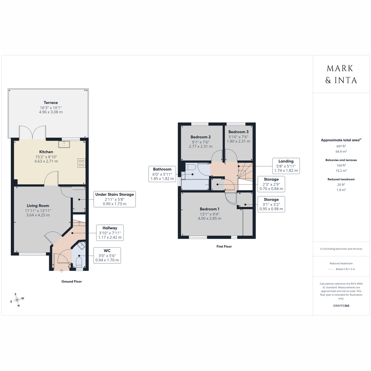 13, Inner Westland, Exeter floorplan