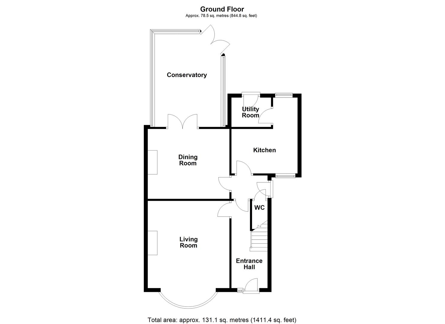 178, Kingsway, Ossett floorplan