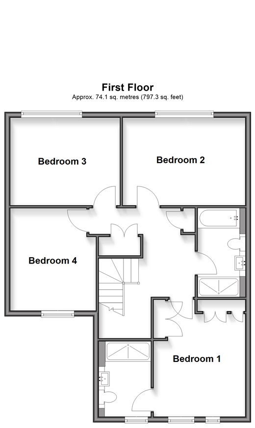 Lorimer Avenue, Cranleigh floorplan