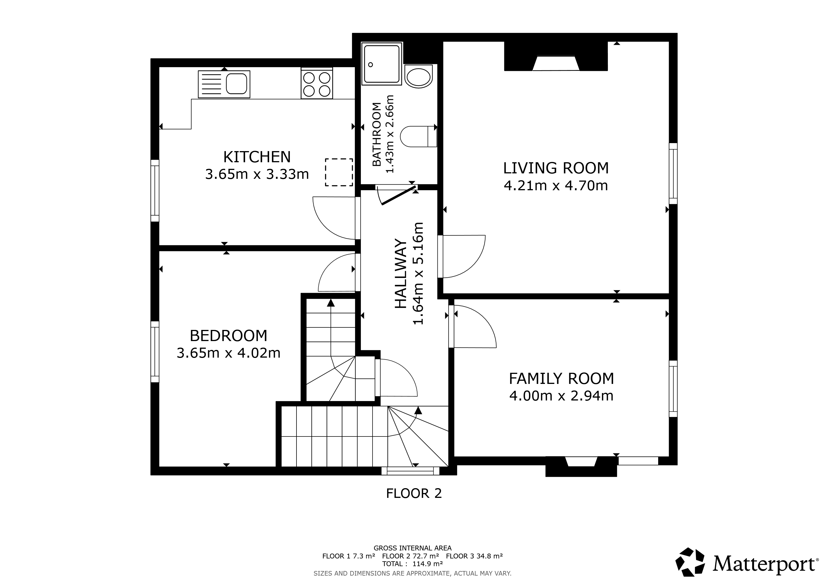 62, Irvine Place, Aberdeen floorplan