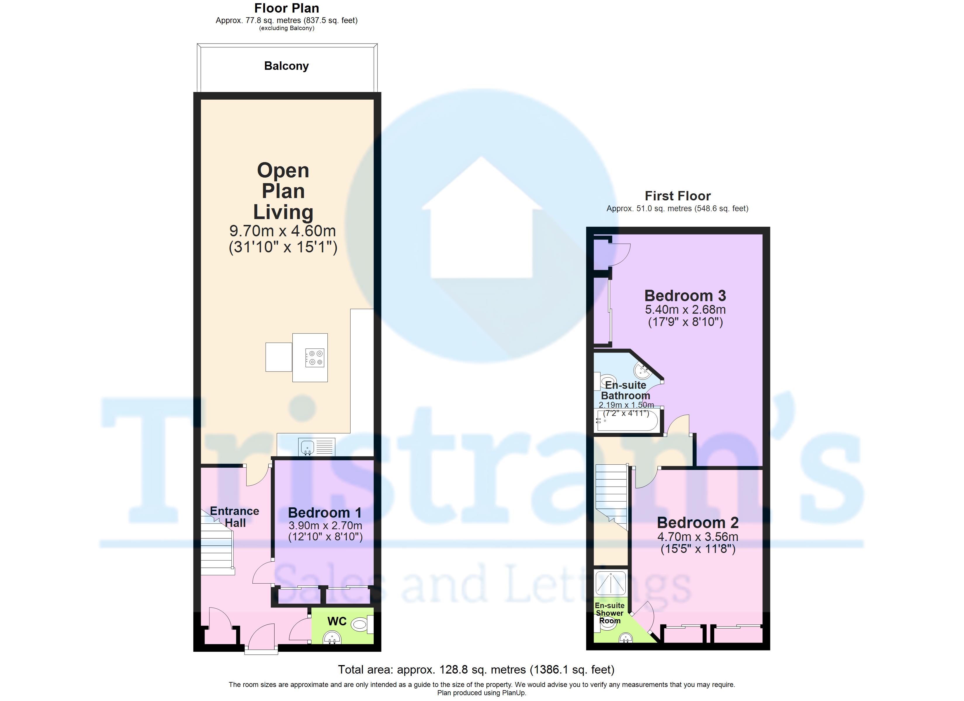 34, Crusader House, Nottingham floorplan
