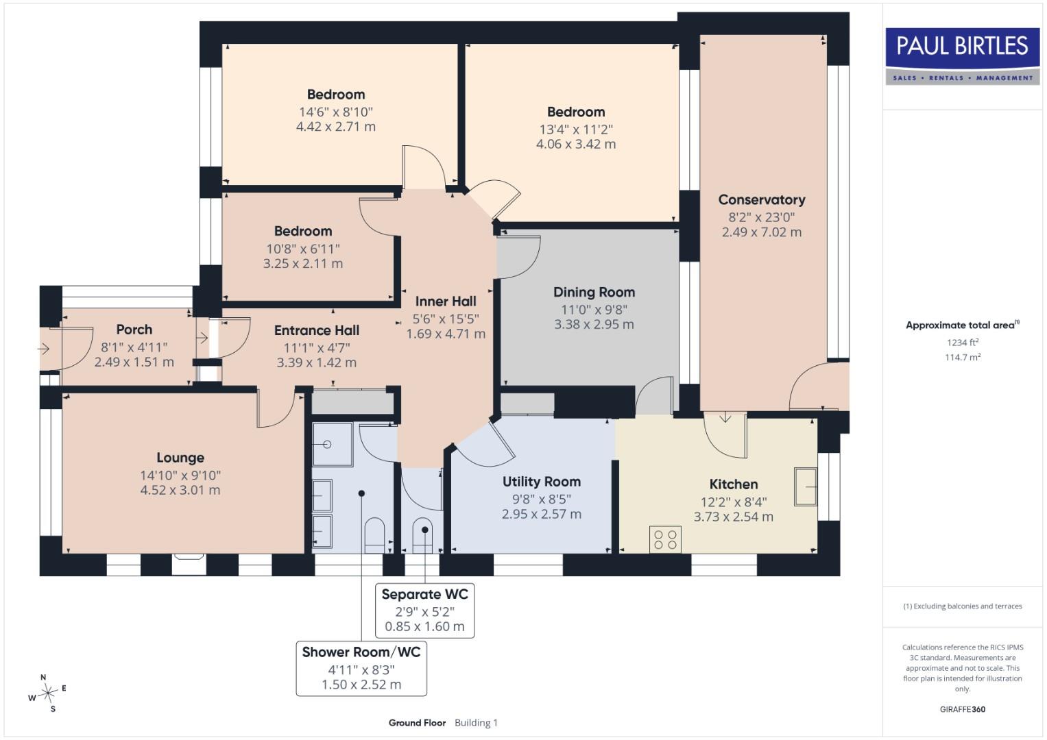 22, Balmoral Road, Trafford floorplan