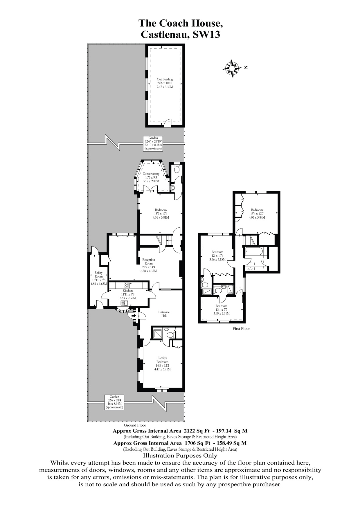 4 Bedrooms  to rent in Castelnau, Barnes SW13