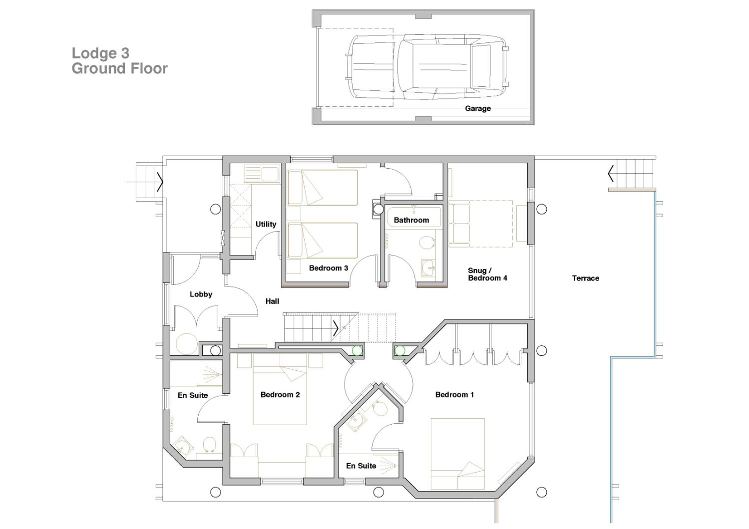 New home, 3 bed detached house for sale in Tregenna Castle, St Ives