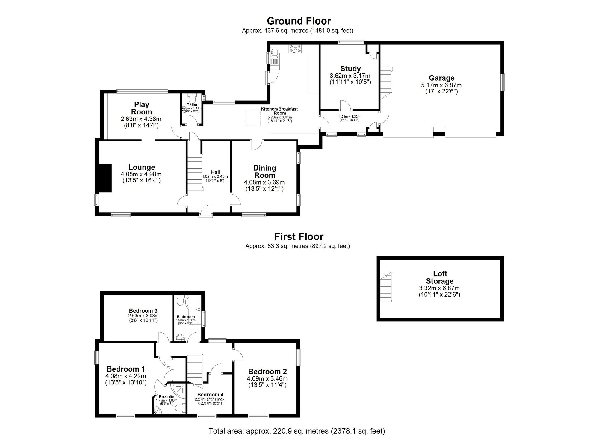 Spinney Cottage Stretham Road, Ely floorplan