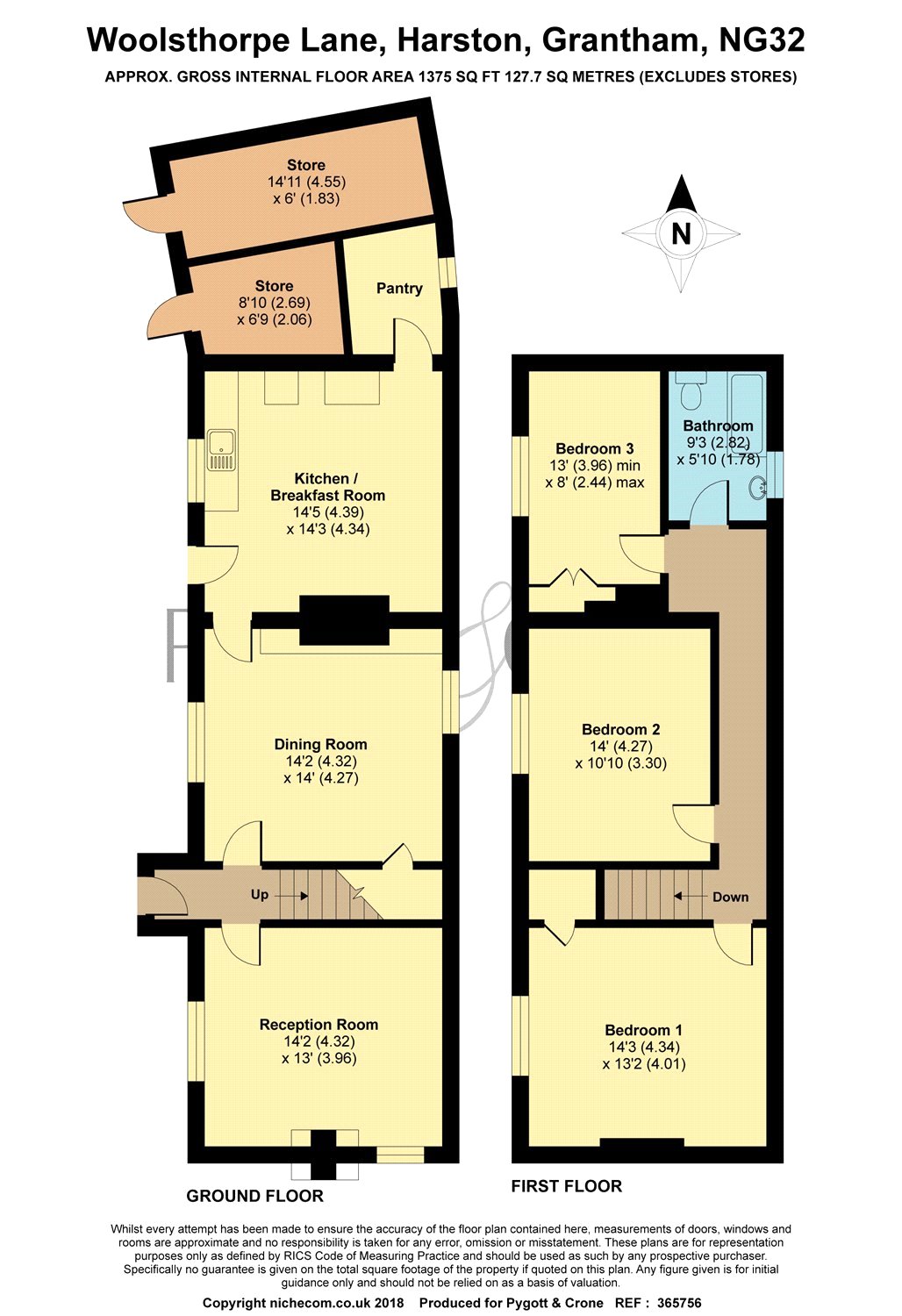 3 Bedrooms Detached house to rent in 1 Woolsthorpe Lane, Harston NG32