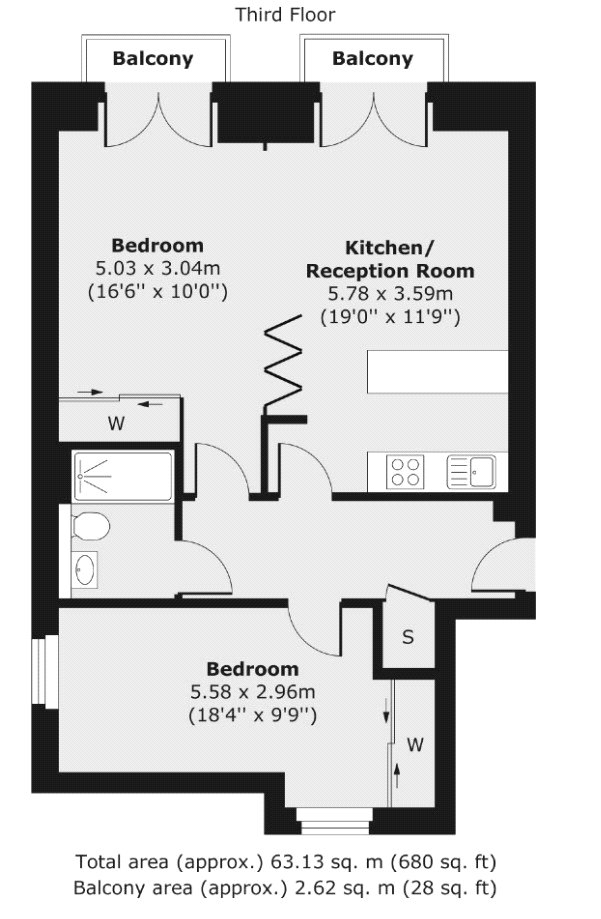 Picton Place, London floorplan