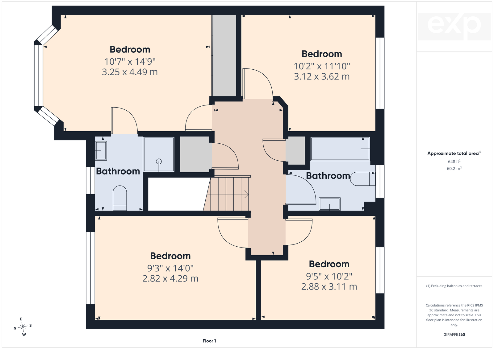 21, The Chimneys, Rochester floorplan
