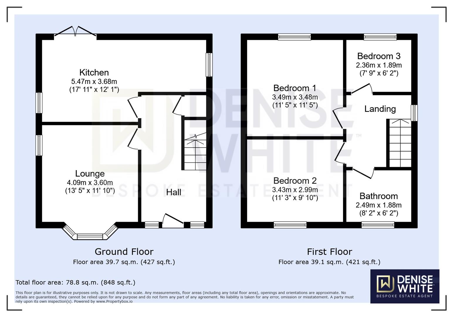 125, Burton Street, Leek floorplan