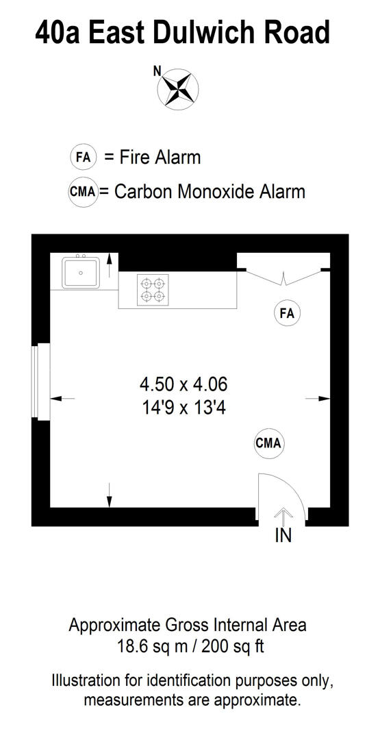 40A, East Dulwich Road, London floorplan