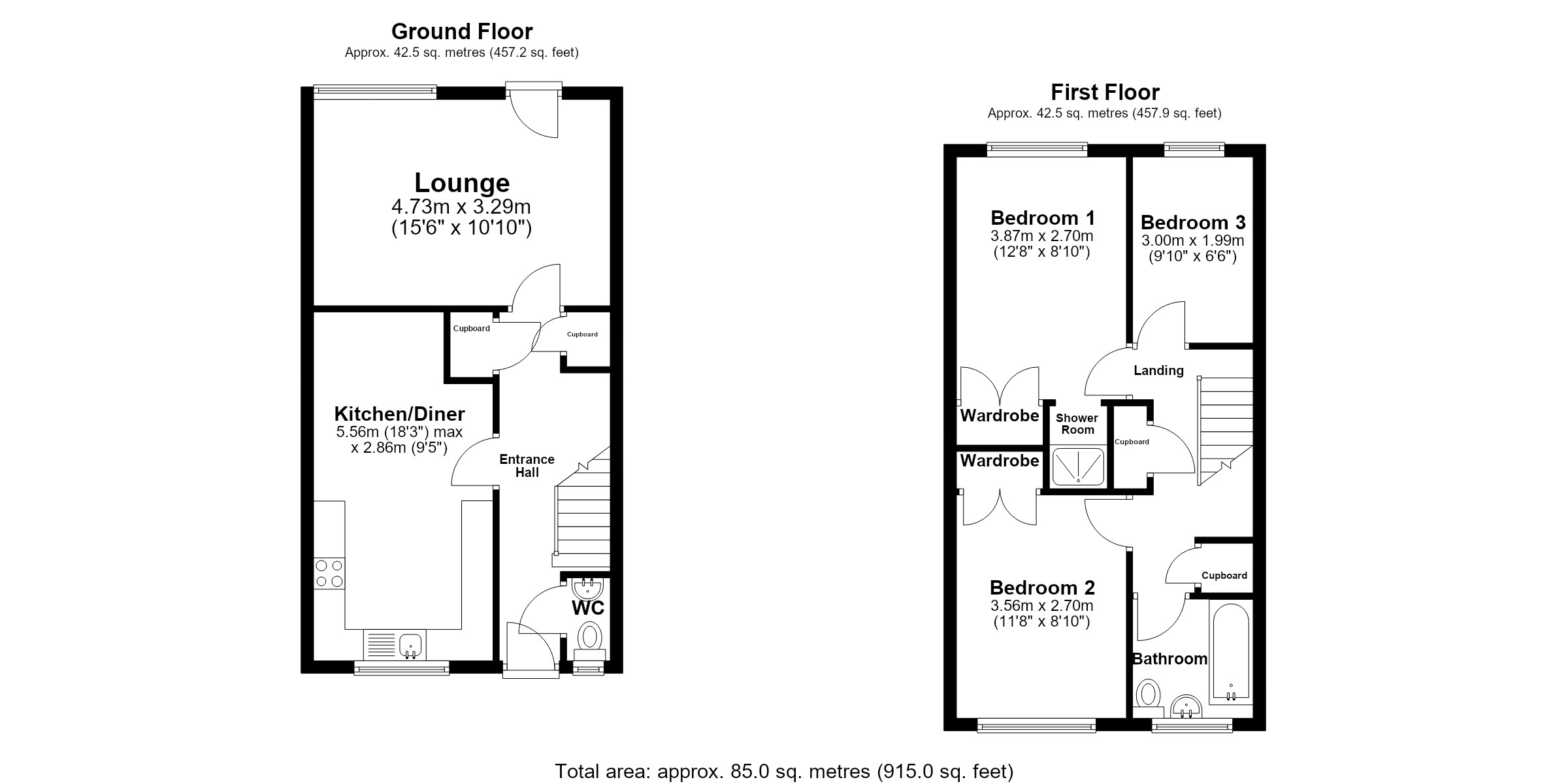 Poppy Close, Suffolk floorplan