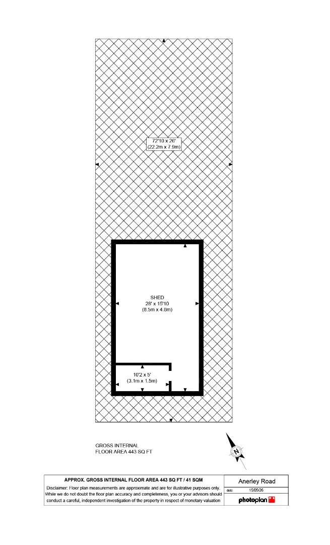 177 - To the rear, Anerley Road, London floorplan