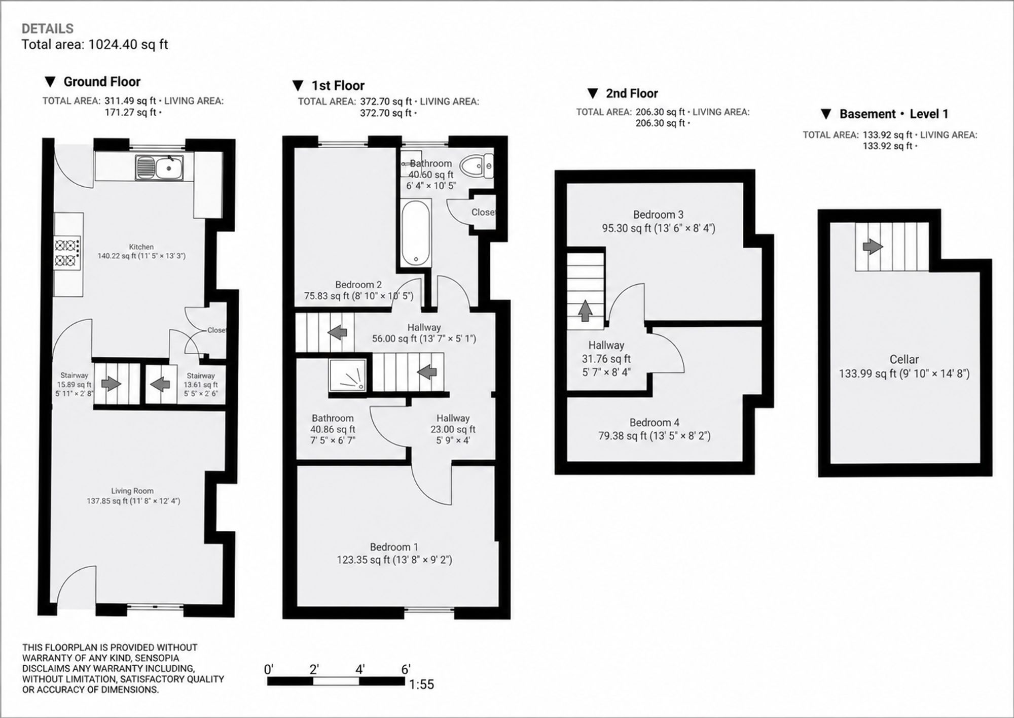 124 Pomona Street, Sheffield floorplan
