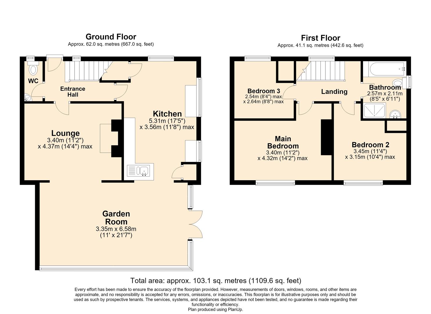 17, Tilney Road, East Tuddenham floorplan
