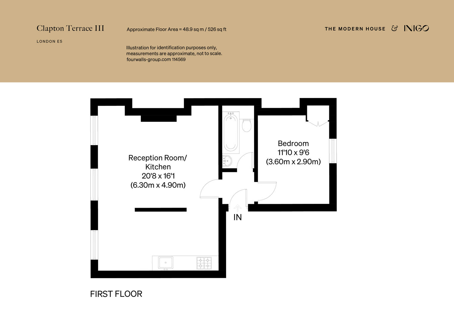 14 Clapton Terrace, London floorplan