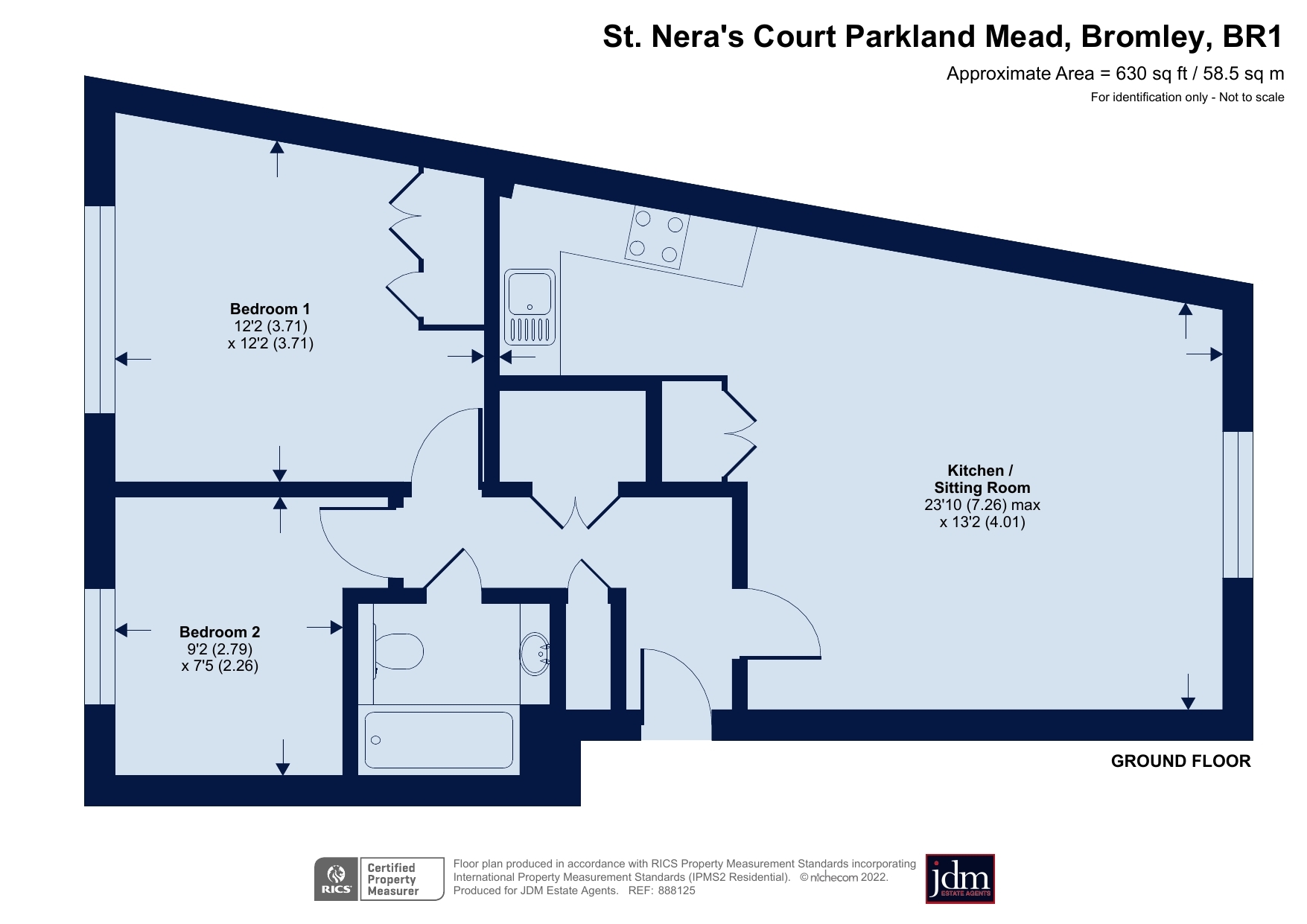 Parkland Mead, Bromley, Kent BR1, 2 bedroom flat for sale 62235839