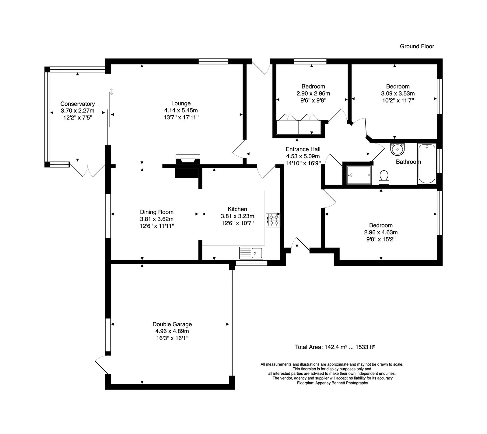 14a, Main Street, Coalville floorplan
