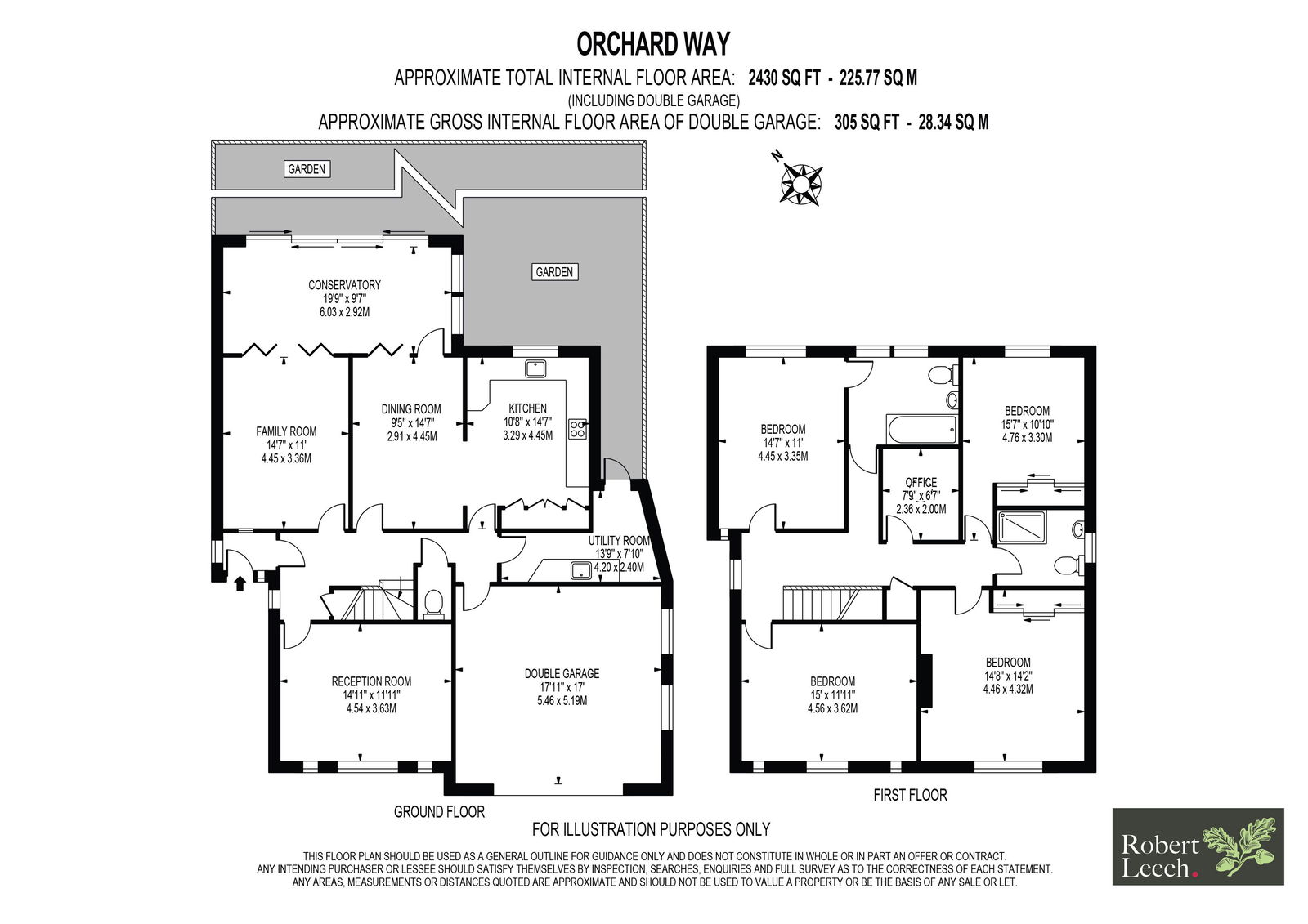 34, Orchard Way, Hurst Green floorplan