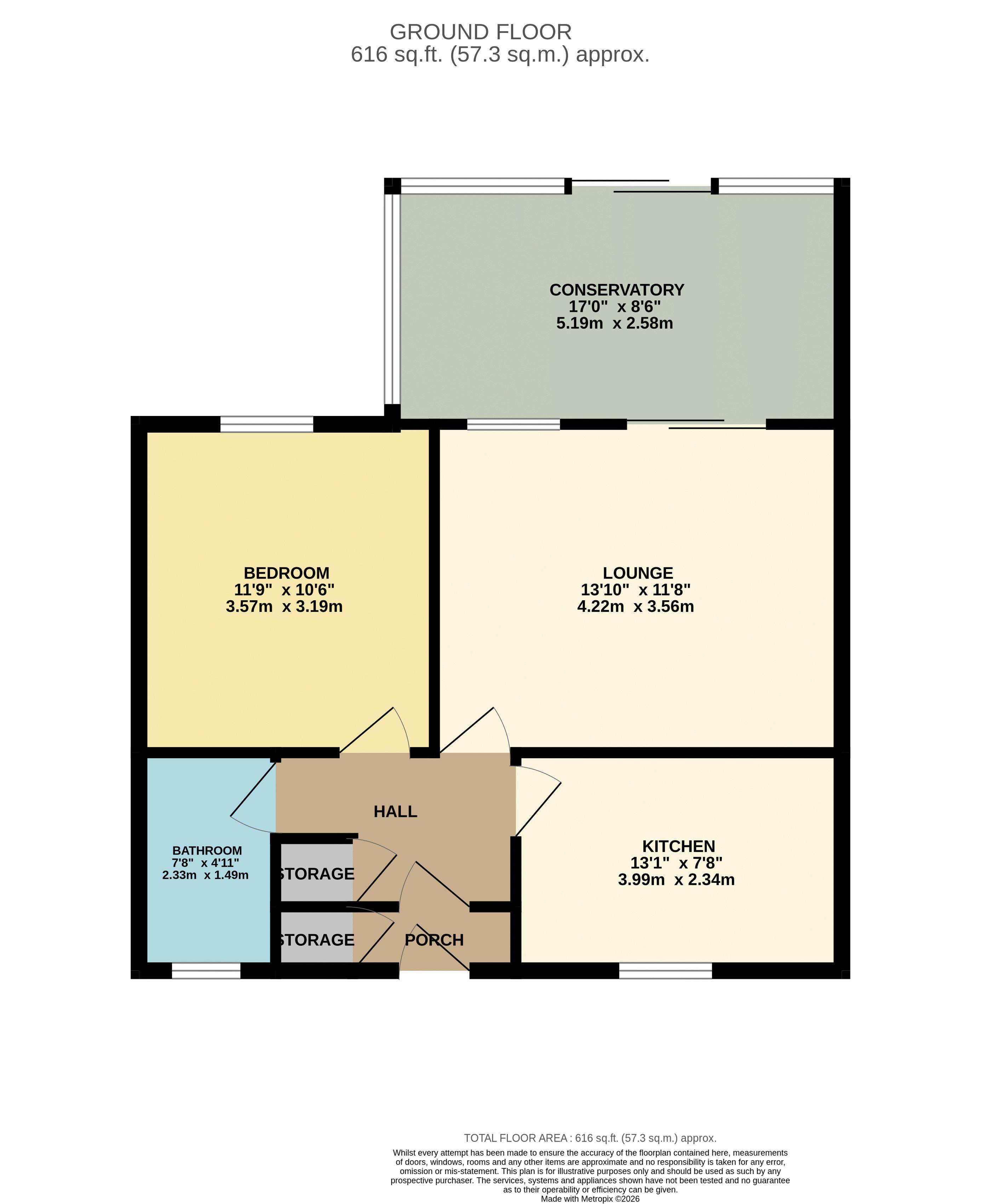 31, Lakeside Road, Waltham Cross floorplan