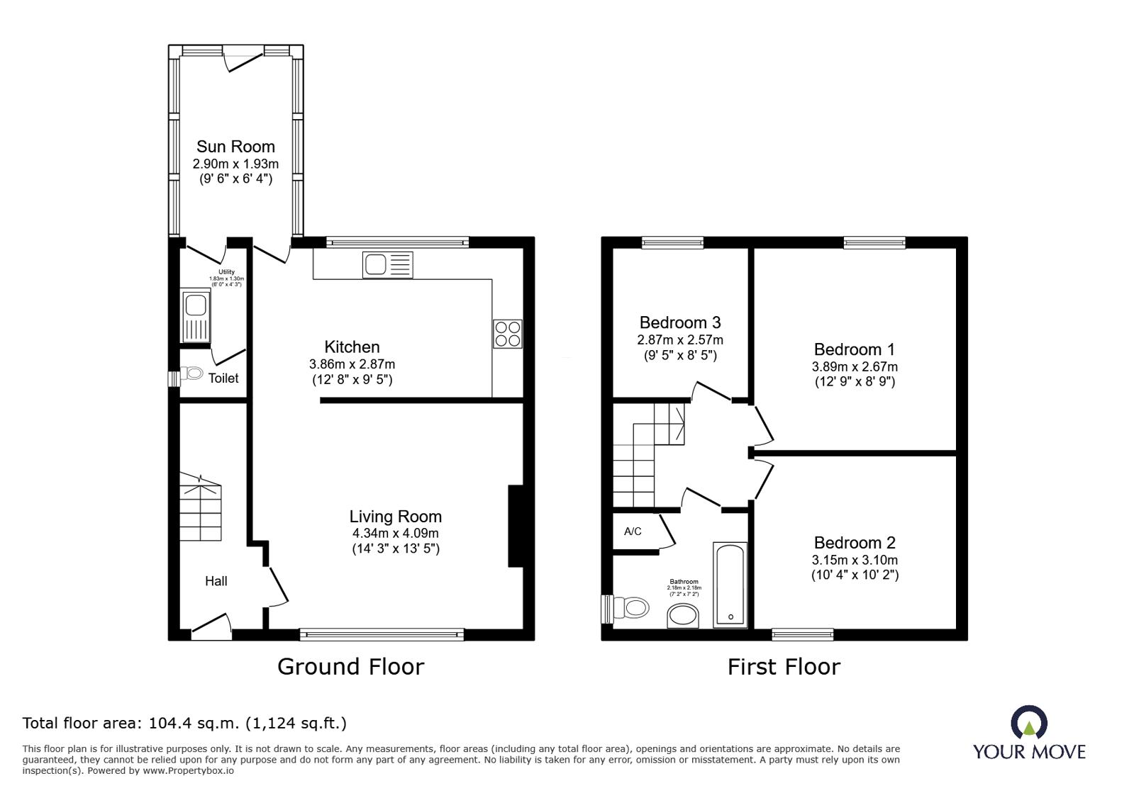 17, Hoyle Street, Manchester floorplan