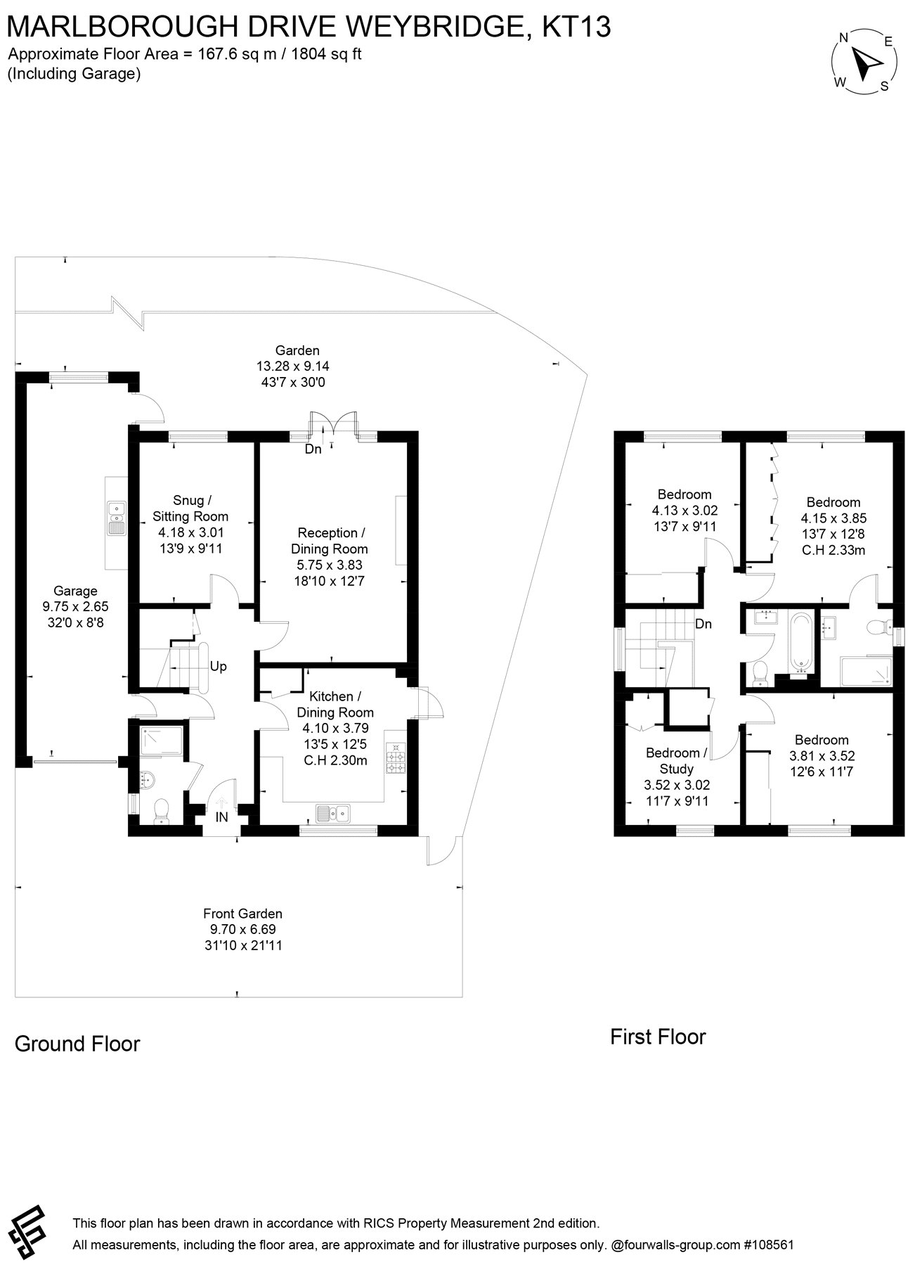 1, Marlborough Drive, Surrey floorplan