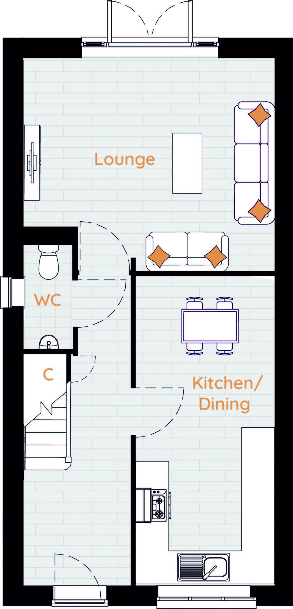Plot 18 & 19 The Milton, Scawby Road, Brigg floorplan