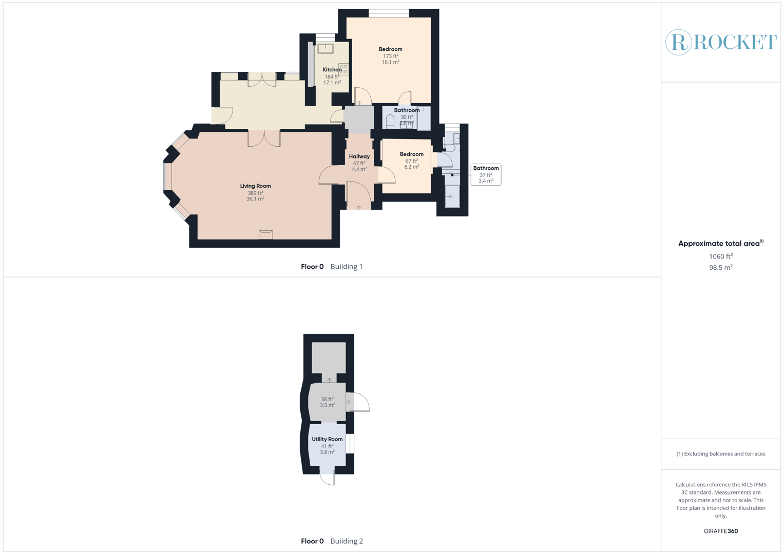 Cornwall Gardens, London floorplan