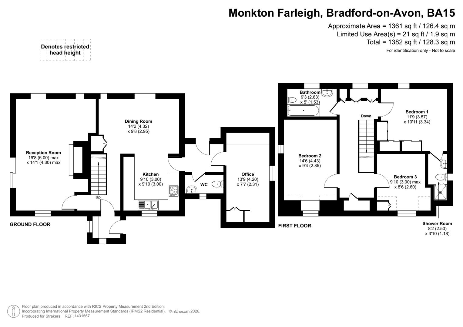 Spring Cottage, Bradford on Avon floorplan