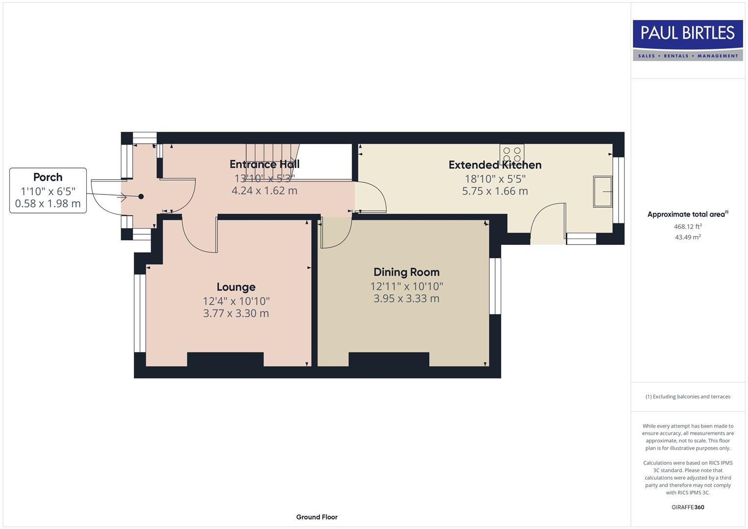 Victoria Road, Urmston, Trafford, M41 5BY floorplan