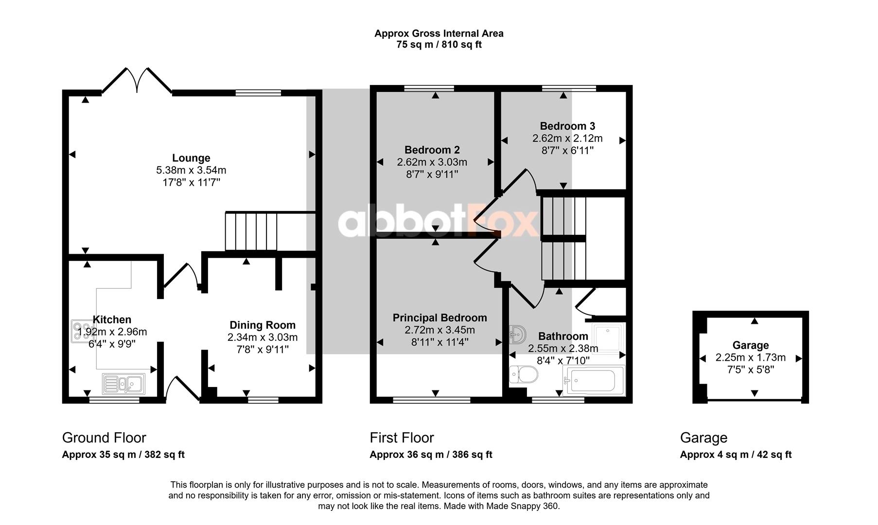 3, Ireton Close, Norwich floorplan
