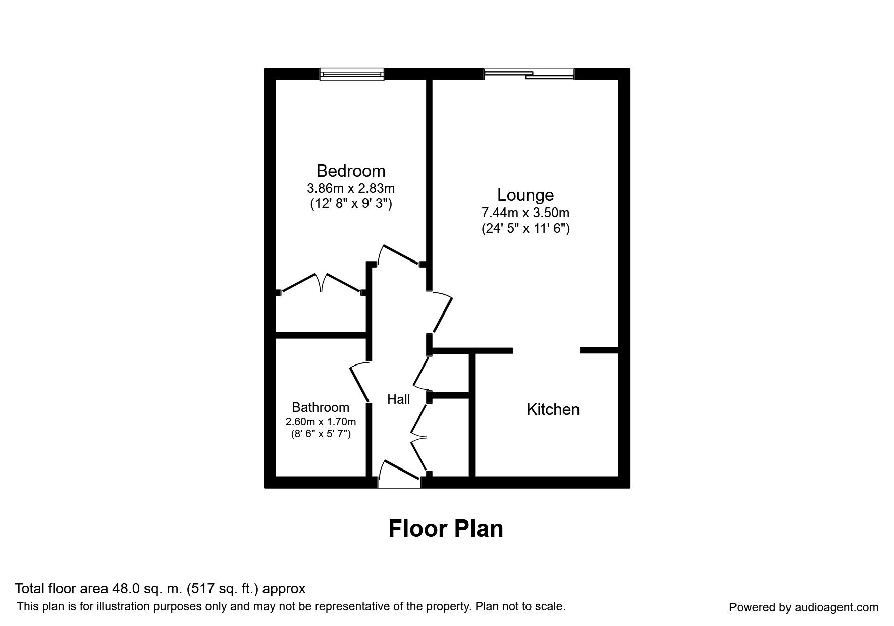 1 Bedrooms Flat to rent in Full Street, Derby DE1