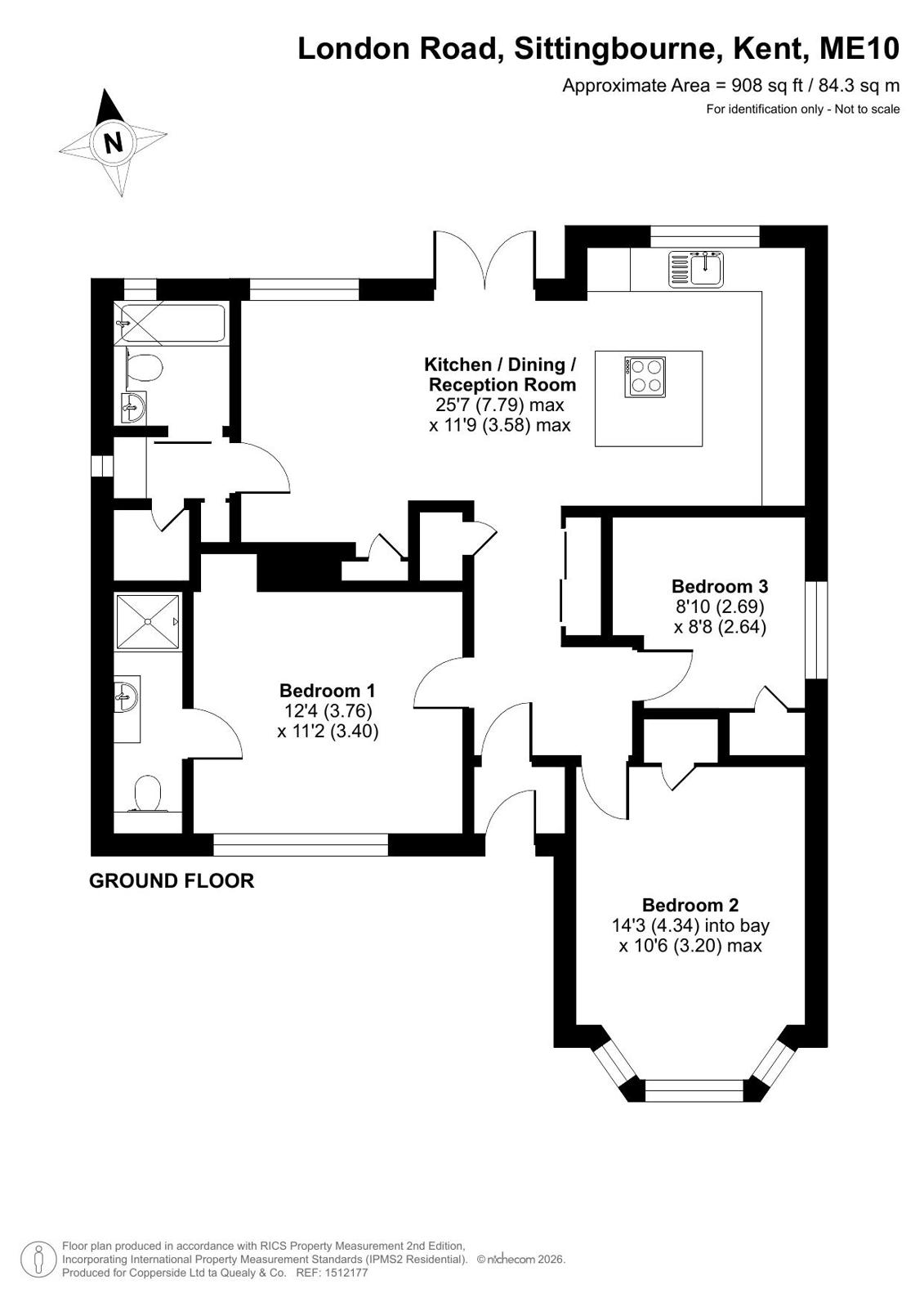 248, London Road, Kent floorplan