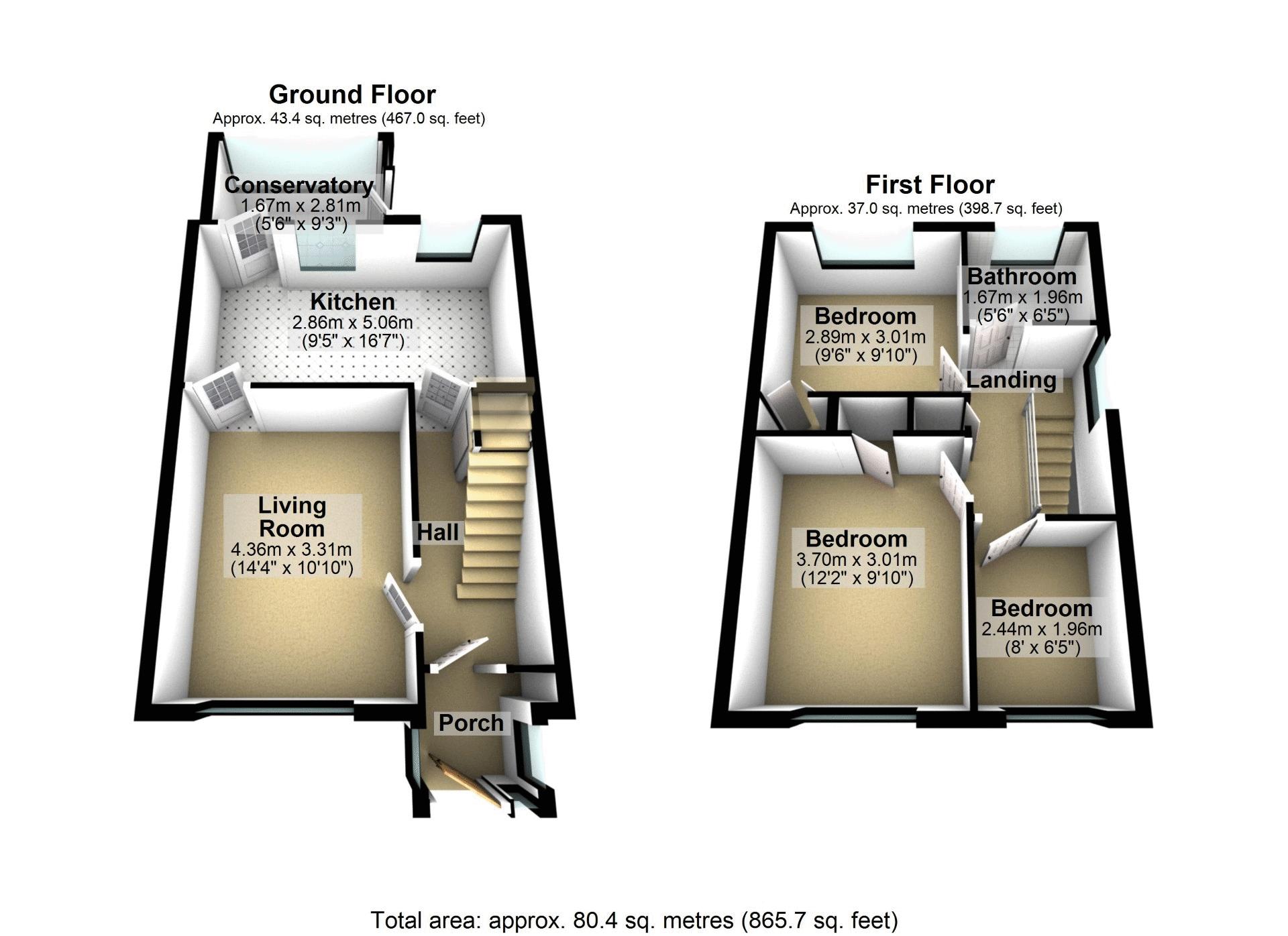 7, Whitehead Close, Wilmington floorplan