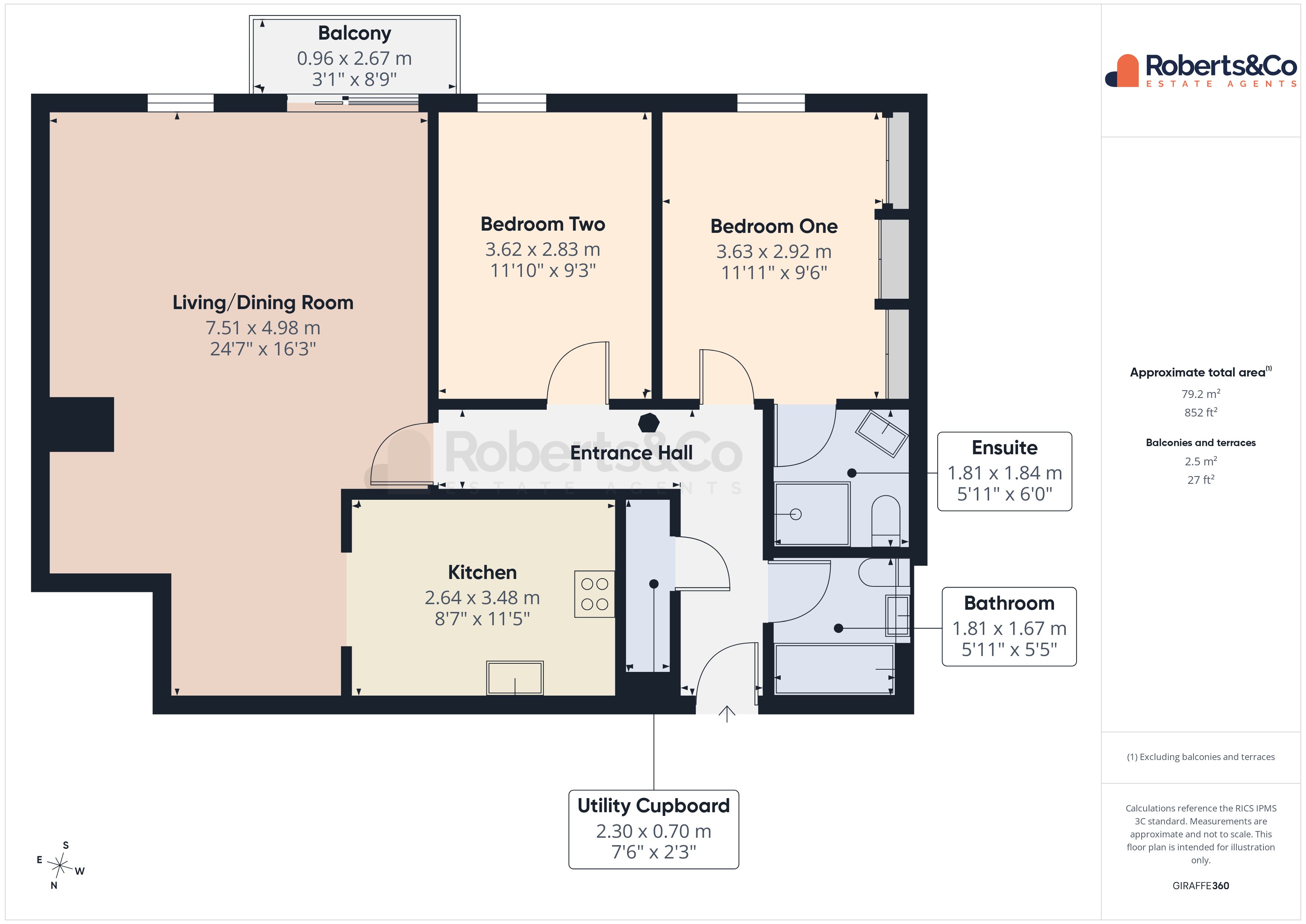 44, Victoria Mansions, Ashton-On-Ribble floorplan