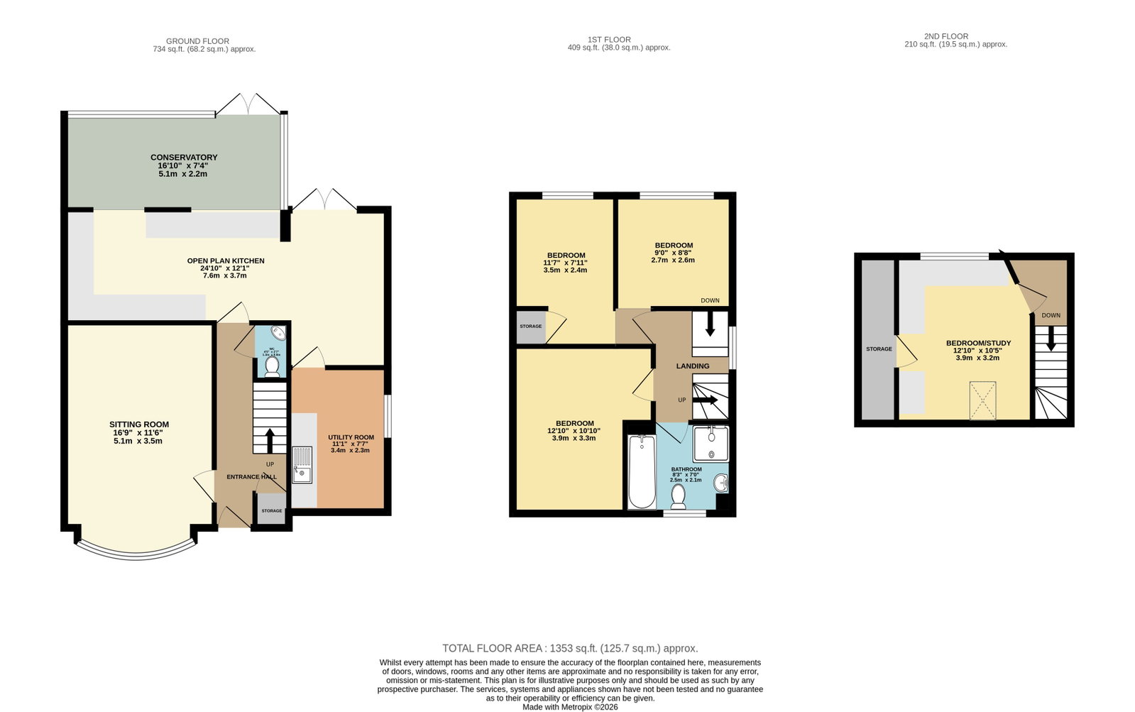 17, Bridefield Crescent, Waterlooville floorplan