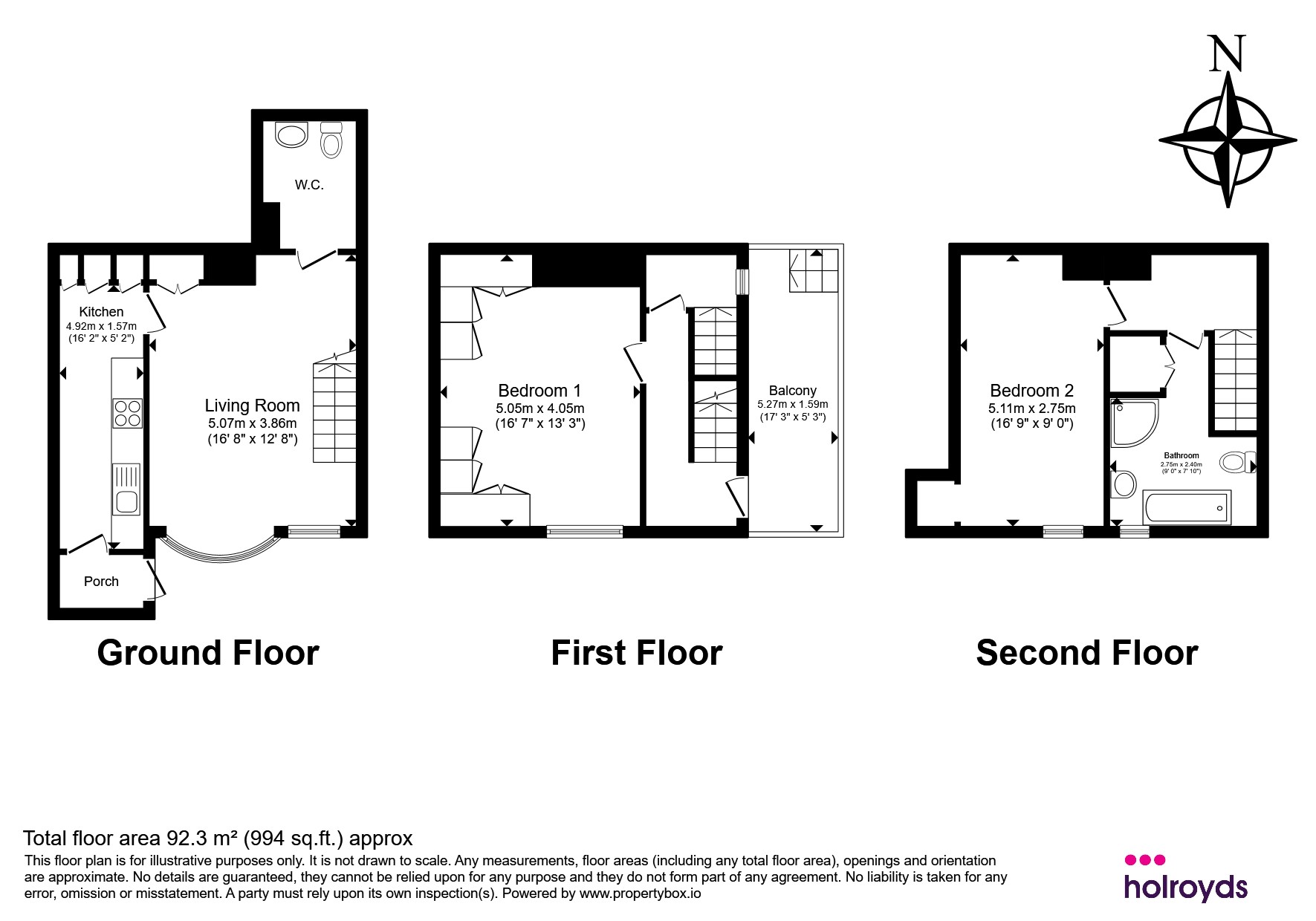 6, Hallas Bridge, Bradford floorplan