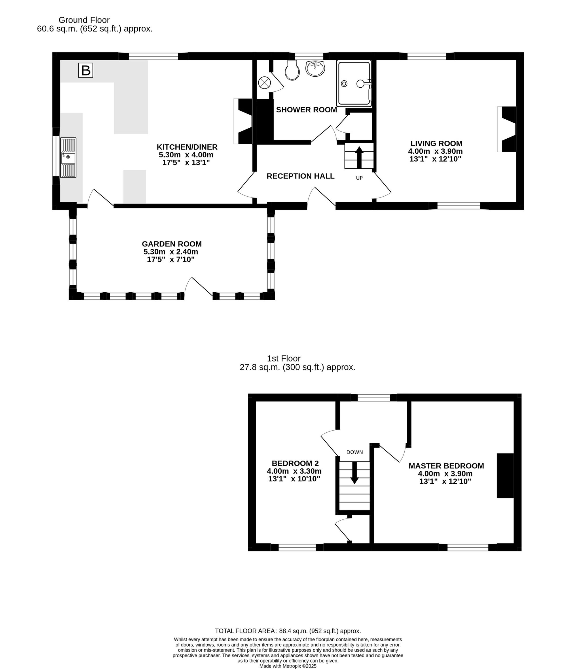 Ivy Cottage Sadlers Wells, Tarporley floorplan