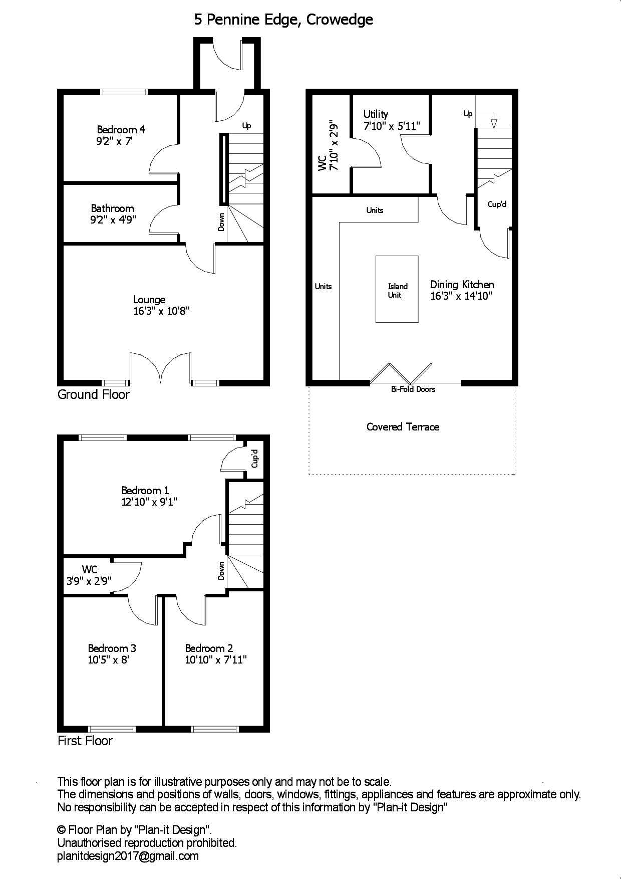 4 Bedrooms Terraced house for sale in Pennine Edge, Crow Edge, Sheffield S36